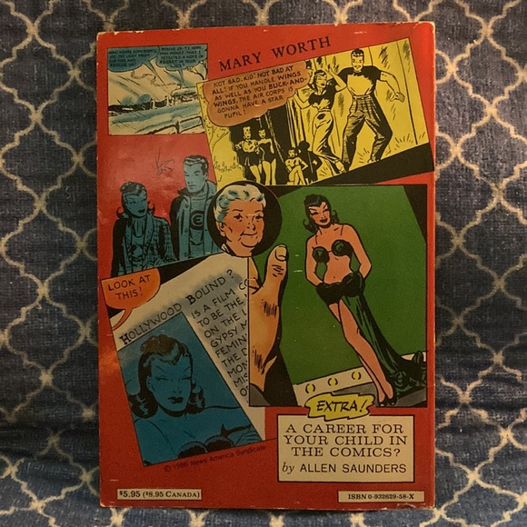 MARY WORTH - 1943 CAREER GIRL DRAMA 1986 NEW AMERICA SYNDICATE - Picture 2 of 3